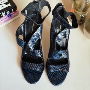 Zara snake print sandals